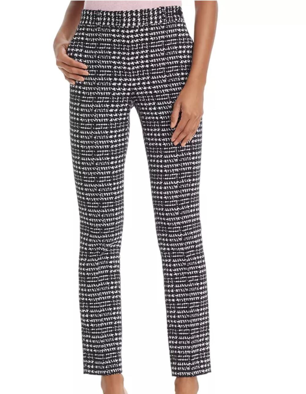 Theory Slim Stretch-Tweed Pants